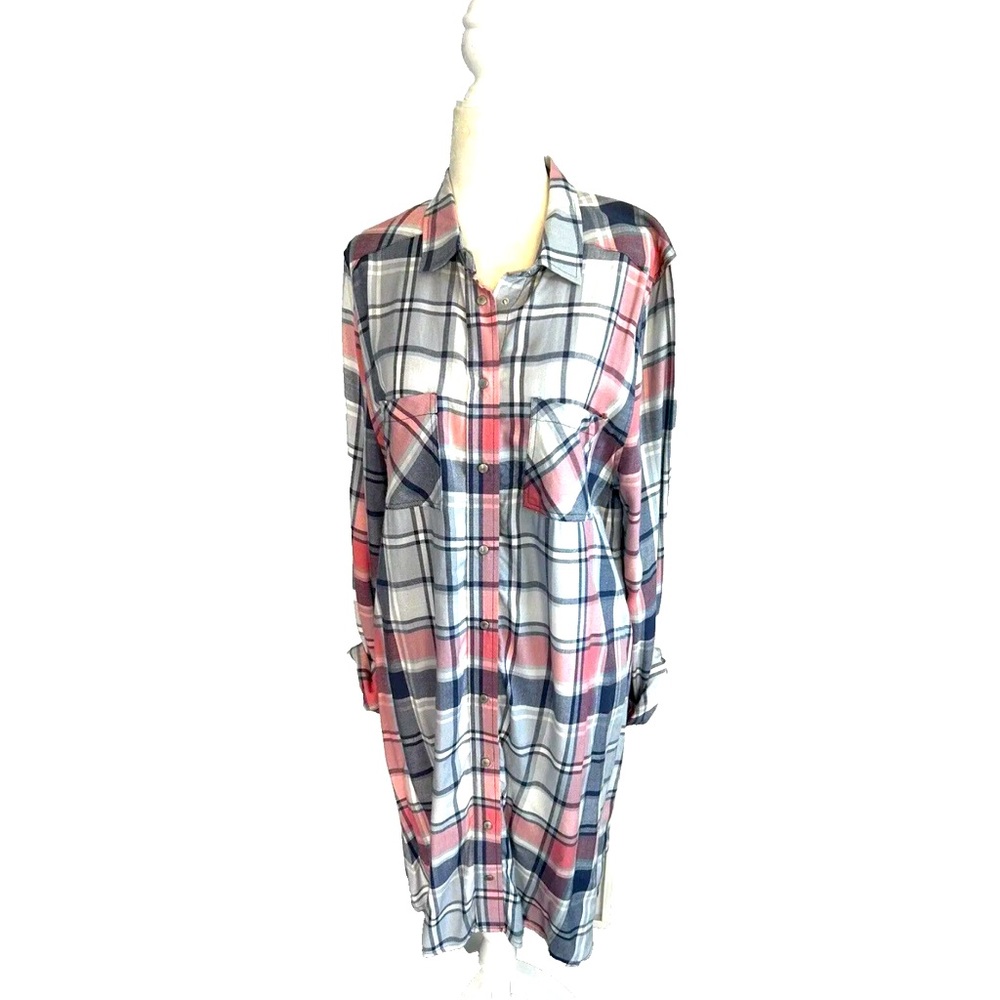 COTTON ON design Australia Plaid Women’s Shirt Dress Medium